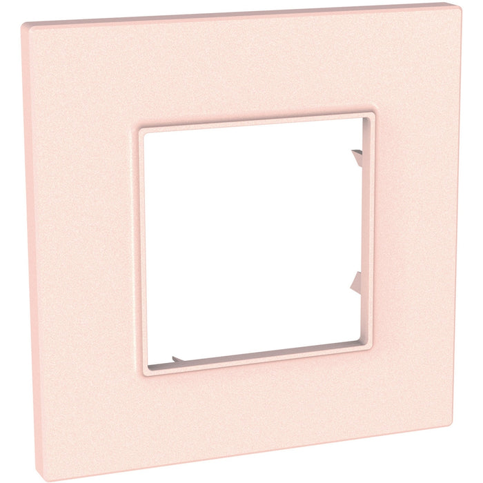 MGU4.702.37 Unica Quadro Pearl - cover frame - 1 gang - salmon