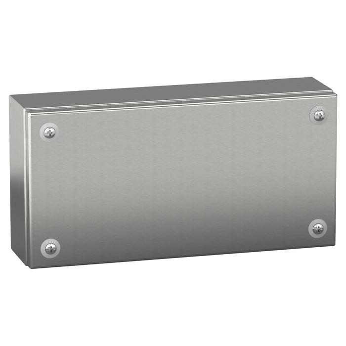 NSYSBX15308 Stainless steel wall mounted industrial box, Spacial SBX, 150x300x80 mm, IP66