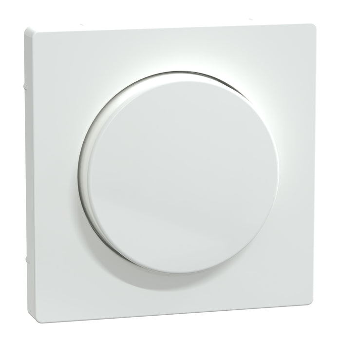 MTN5250-6035 Cover plate, Merten System M, with rotary knob, lotus white