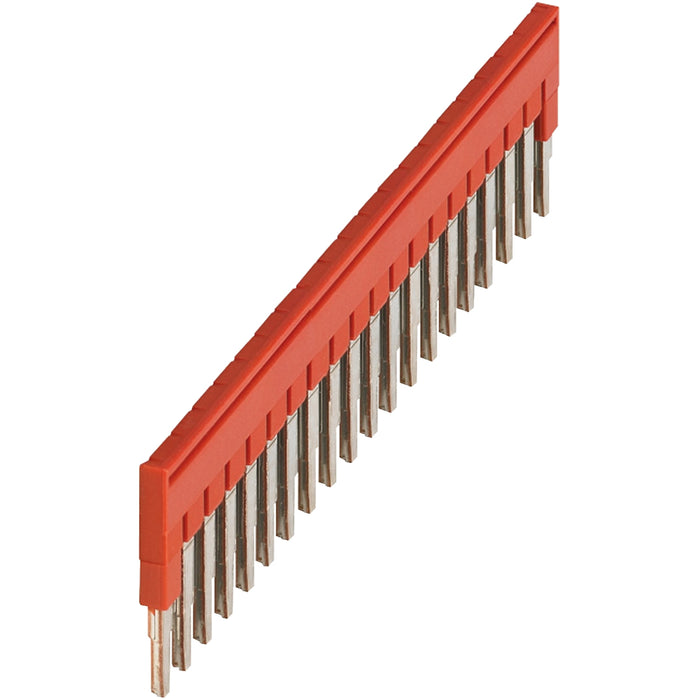 NSYTRAL220 PLUG-IN BRIDGE, 20POINTS FOR 2,5MM² TERMINAL BLOCKS, RED
