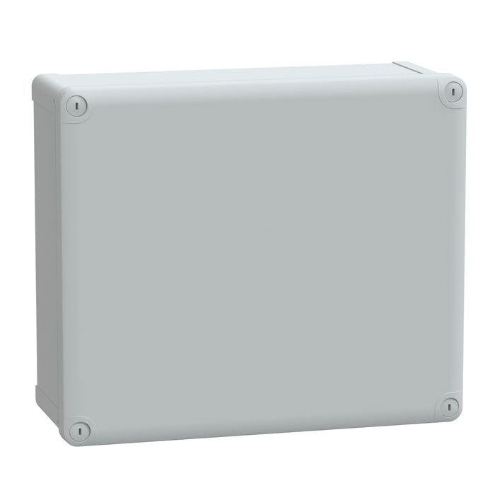 NSYTBS342912 ABS box IP66 IK07 RAL7035 Int.H325W275D120 Ext.H341W291D128 Opaque cover H20