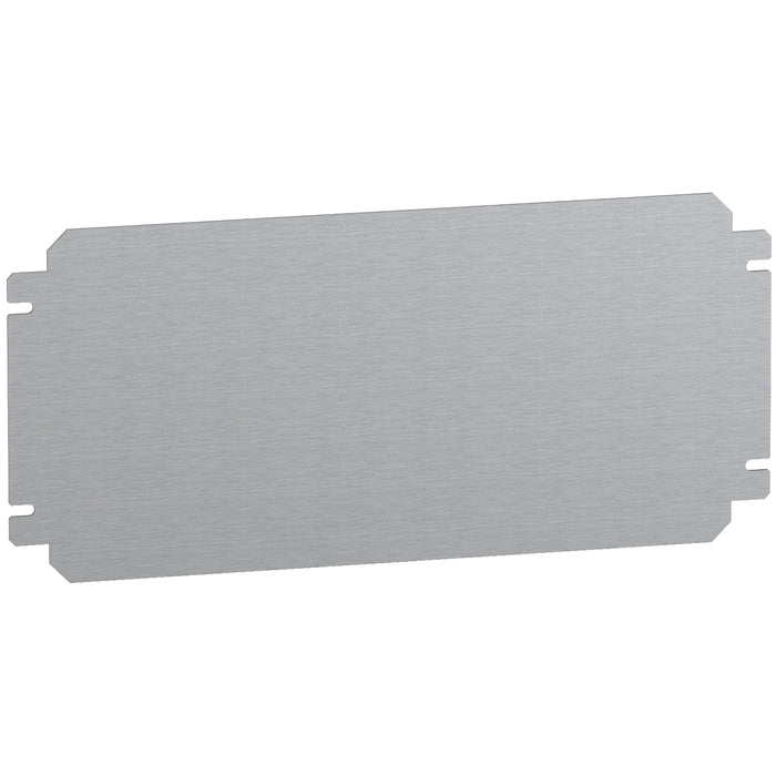 NSYMM14SB Plain mounting plate H150xW400mm made of galvanised sheet steel