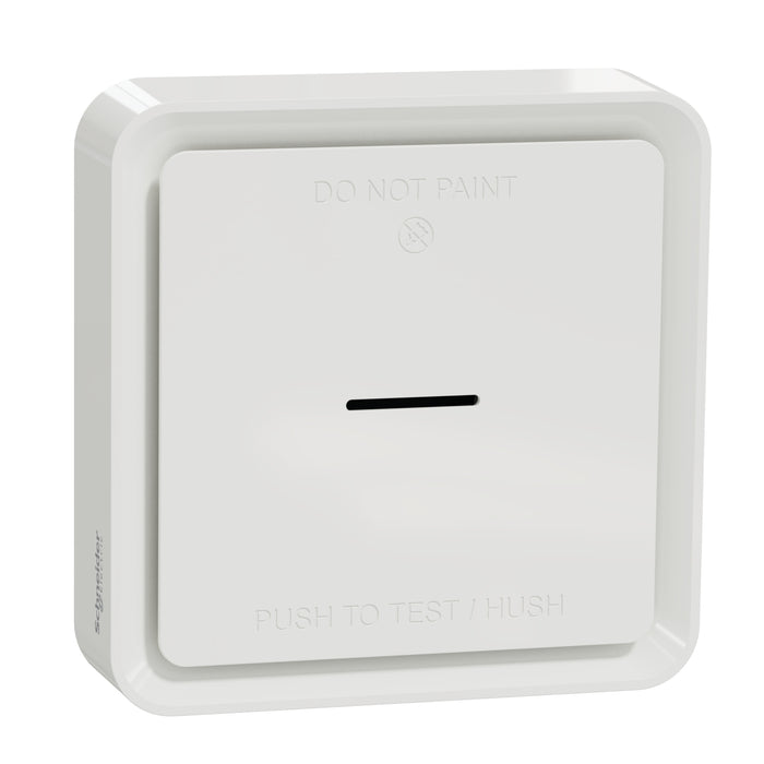 CCT599001 Smoke Alarm, Wiser, Battery, 10 years lifetime, white, IP20