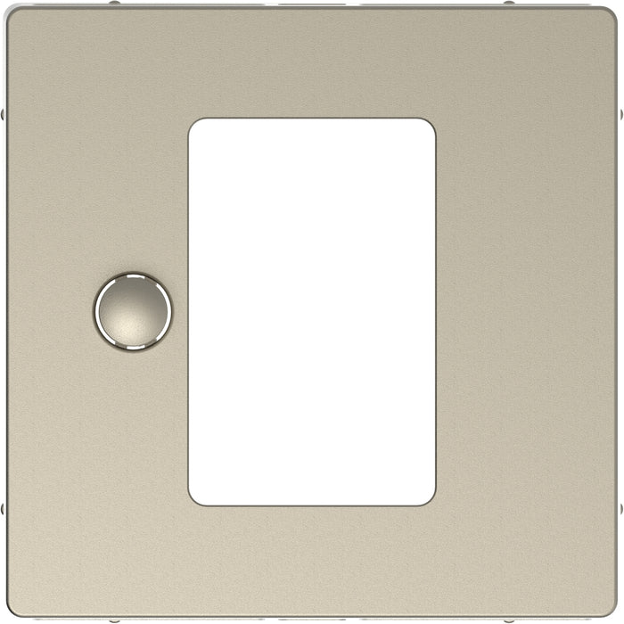 MTN5775-6033 Central plate, Merten System M, univers. temperature ctrl unit insrt w. touch display, sahara