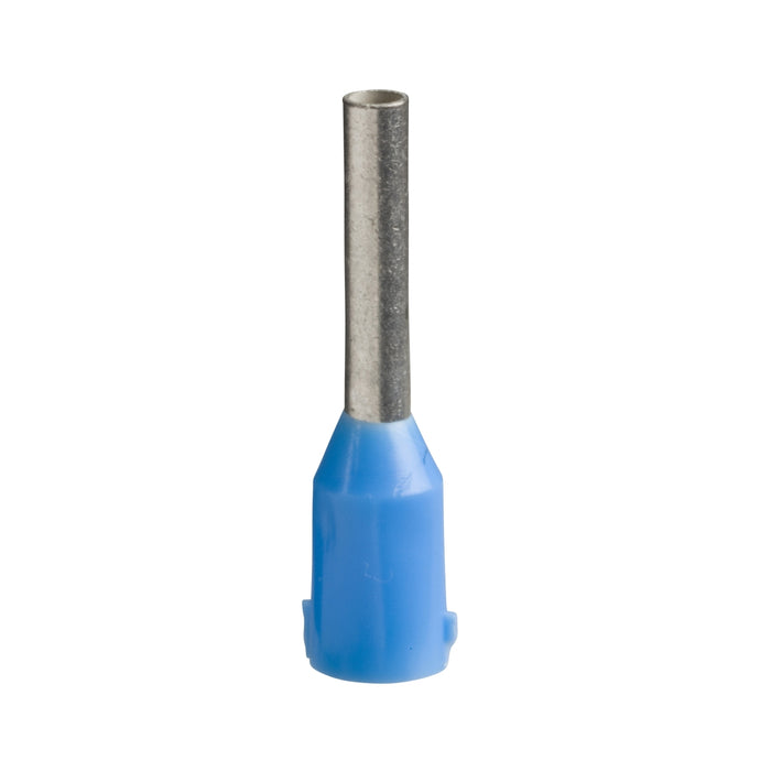 DZ5CE162D CABLE END INSULATED FOR CLIP-IN MARKER, 16MM², MEDIUM SIZE, BLUE, 1 B