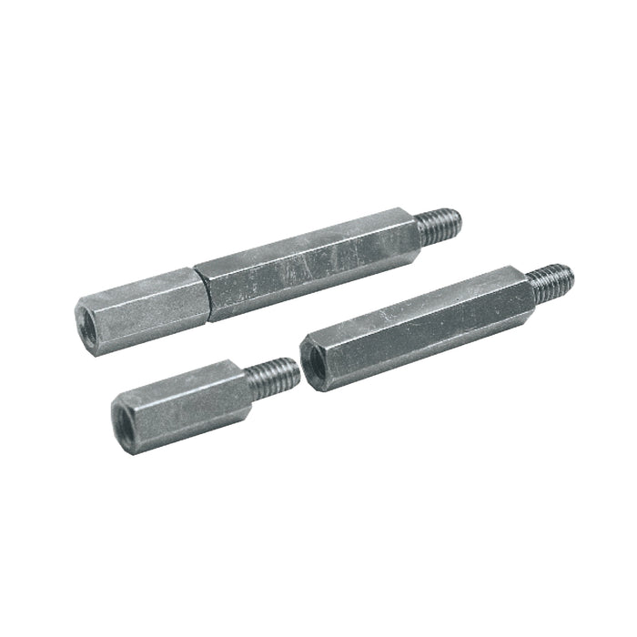 NSYE1525 Hexagonal spacers M5 height 15 for raising mounting plates, etc. Supply: 100