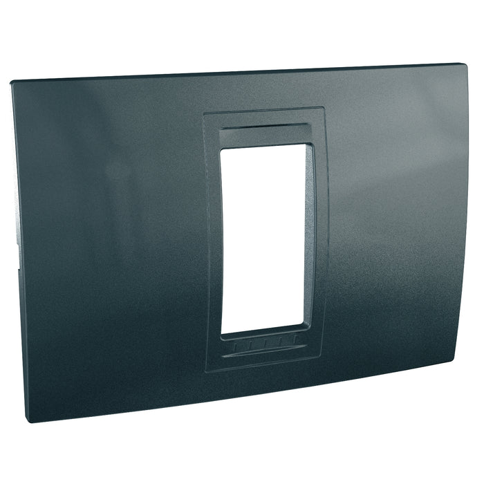 MGU4.101.62 Unica Allegro - cover frame - 1 module - graphite grey