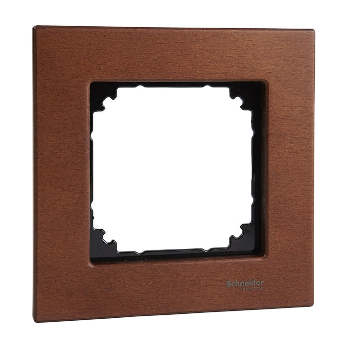 MTN4051-3472 Cover frame, Merten M-Elegance wood, 1 gang, cherry wood