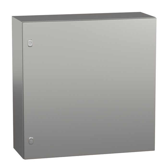 NSYS3X8830 Wall mounted enclosure, Spacial S3X, stainless steel 304L, plain door, 800x800x300mm, IP66