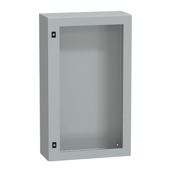 NSYCRN106250T Spacial CRN tspt door w/o mount.plate. H1000xW600xD250 IP66 IK10 RAL7035..