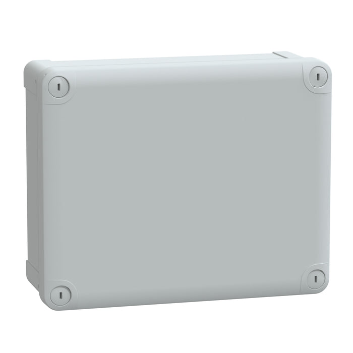 NSYTBS24198 ABS box IP66 IK07 RAL7035 Int.H225W175D80 Ext.H241W194D194 Opaque cover H20