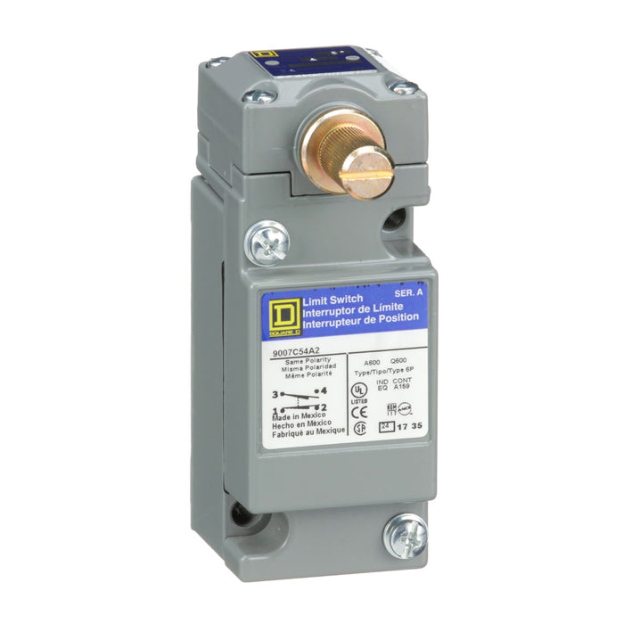 9007C54A2 Limit switch, 9007, 600 V 10amp c +options