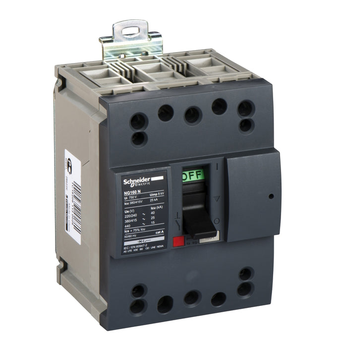 28622 circuit breaker NG160N - TMD - 100 A - 3 poles 3d