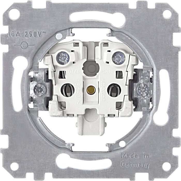 MTN218000 Socket-outlet insert without earthing contact and screw terminals