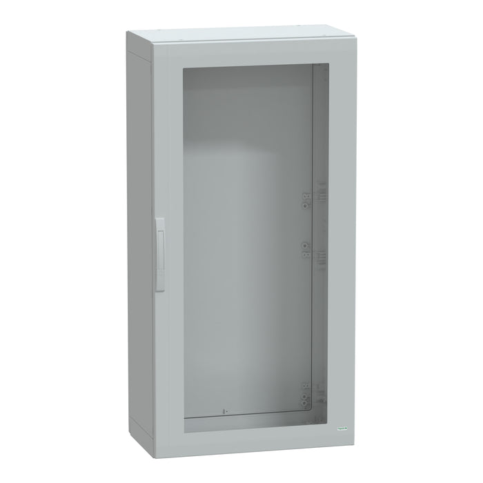 NSYPLA1574TG Floor standing polyester enclosure, Thalassa PLA, glazed door, completely sealed, 1500x750x420mm, IP65, IK08