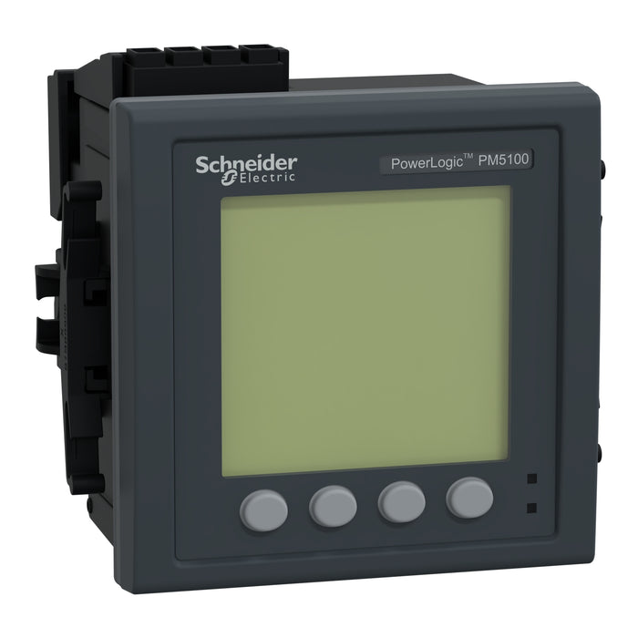 Medidor de potencia METSEPM5110 PowerLogic PM5110, modbus, hasta 15° Armónico, 1DO 33 alarmas