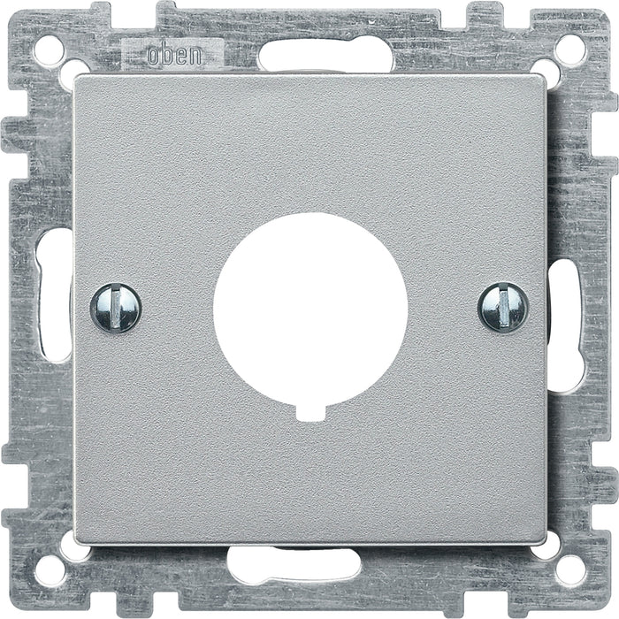 MTN393960 Central plate for command devices, aluminium, System M