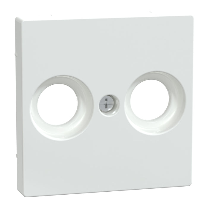 MTN4122-0325 Cover plate, Merten System M, for TV/R socket, active white