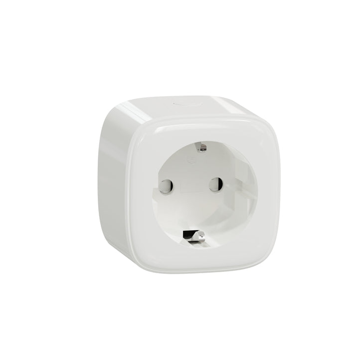 CCT711119 Smart Plug, Wiser, Schuko, 230 V AC, 2P + E, white