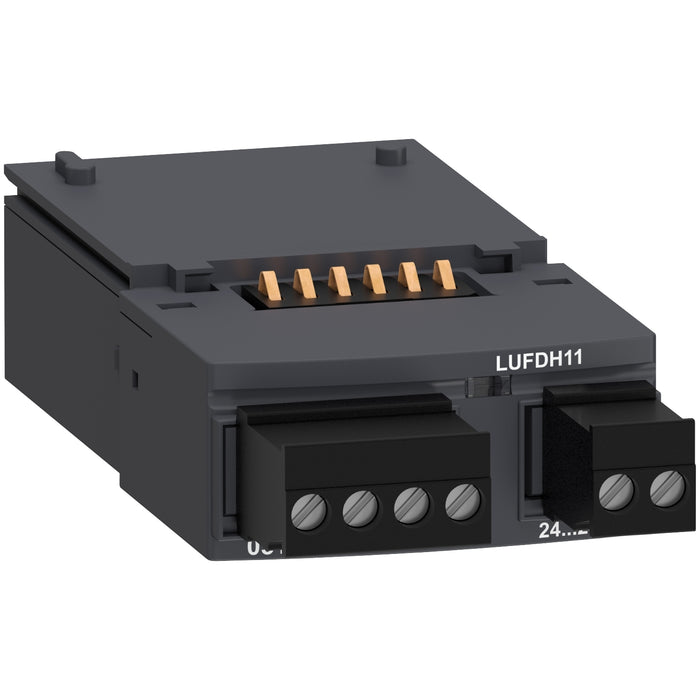 LUFDH11 Function module, TeSys Ultra, 1NO+1NC, 24 to 240VAC/DC, Front side, thermal overload signalling