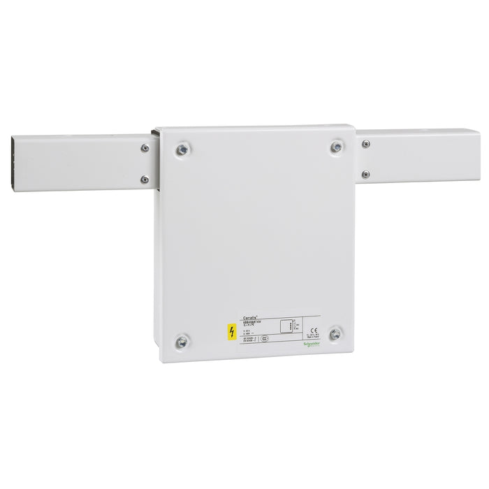 KBB40ABT4W End feed unit, Canalis KBB, 40A, central mounting, 1 circuit, 3L+N+PE, white RAL9003