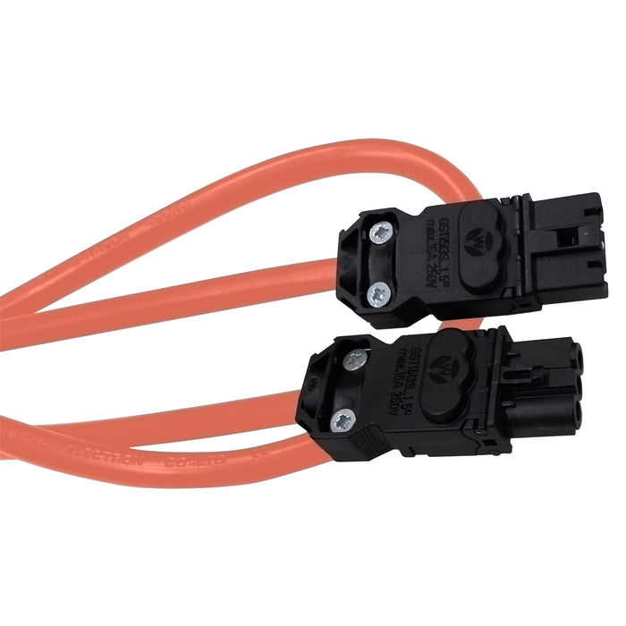 NSYLAM1MN Orange Interconnection cable 1,5m long for IEC Multi-fixing LED lamps