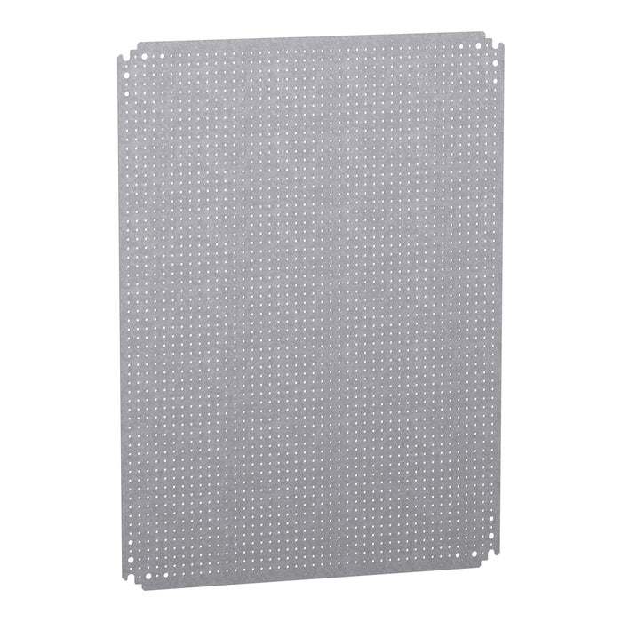 NSYMF86 Microperforated mounting plate H800xW600 w/holes diam 3,6mm on 12,5mm pitch