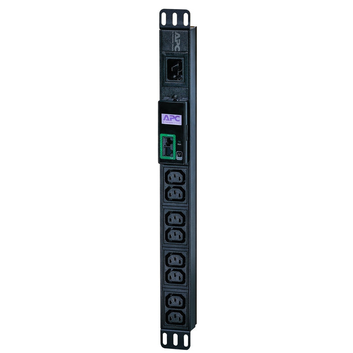 EPDU1016M APC Easy Rack PDU, Metered, 1U, 1 Phase, 3.7kW, 230V, 16A, 8 x C13 outlets, IEC60320 C20 inlet