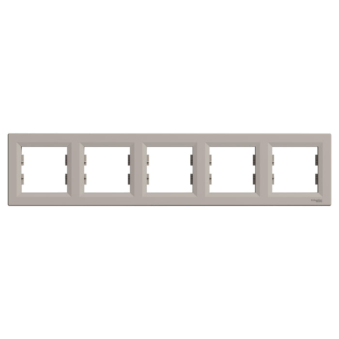 EPH5800569 Horizontal 5-gang frame, bronze