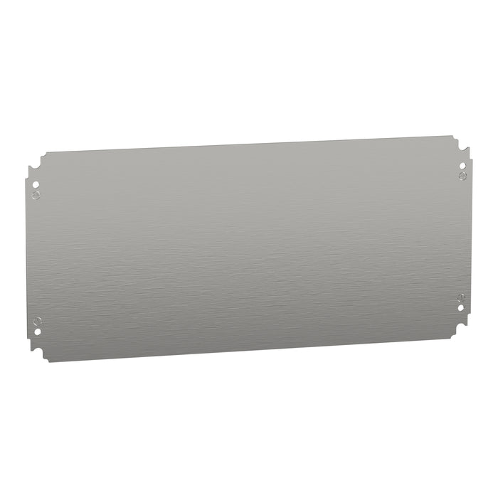 NSYMM36 Plain mounting plate H300xW600mm made of galvanised sheet steel