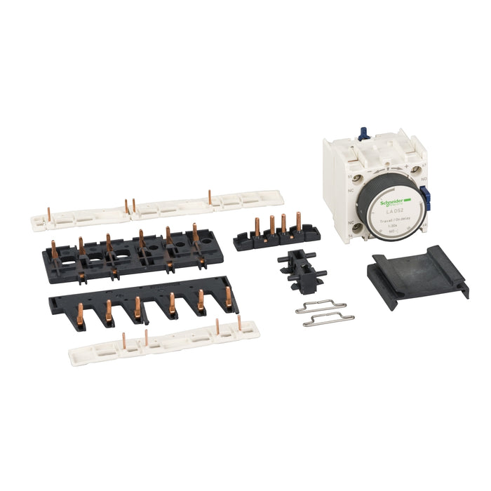 LAD93217 Kit for star delta starter assembling, for 2 x contactors LC1D25-D38 and star LC1D09-D18, with timer block