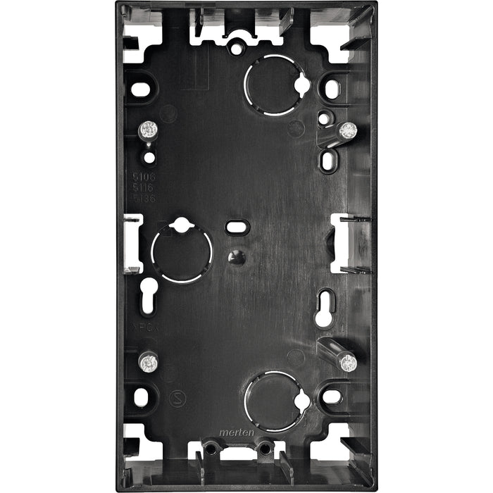 MTN510614 Surface-mounted housing, 2-gang, anthracite, M-Arc, M-Smart, M-Plan