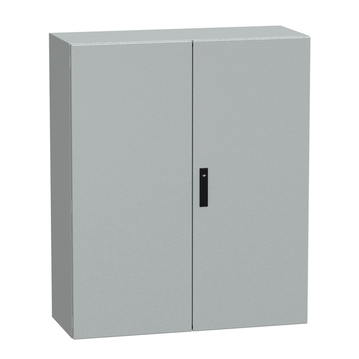 NSYCRNG1210400D Spacial CRNG plain door w/o mount.plate. H1200xW1000xD400 IP55 IK10 RAL7035