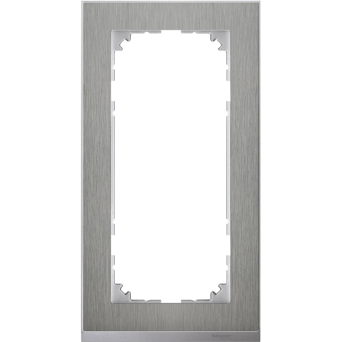 MTN4025-3646 Cover frame, Merten M-Pure Decor, 1 gang, stainless steel