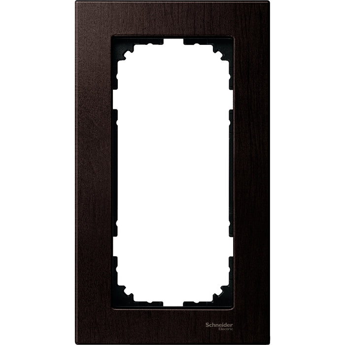 MTN4058-3471 Cover frame, Merten M-Elegance wood, 1 gang, wenge