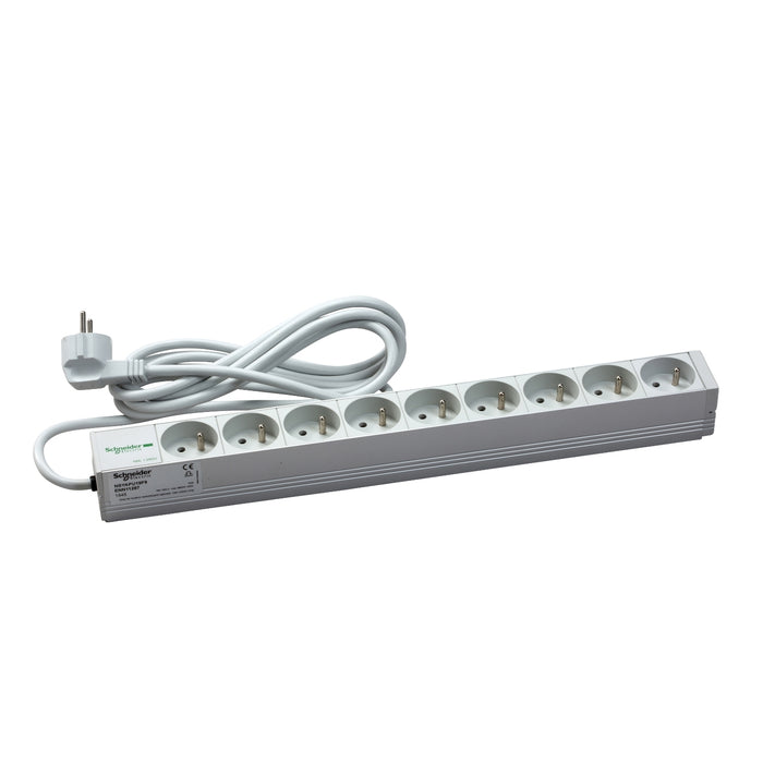 NSYAPU10S3 Actassi - 1U power distribution rail - 3 sockets 10P VDE