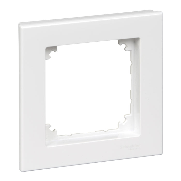 MTN515125 Cover frame, Merten M-Plan, 1 gang, active white