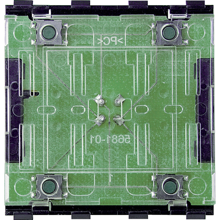 MTN568499 Push-button module, 2-gang, System M