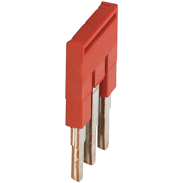 NSYTRAL23 PLUG-IN BRIDGE, 3POINTS FOR 2,5MM² TERMINAL BLOCKS, RED