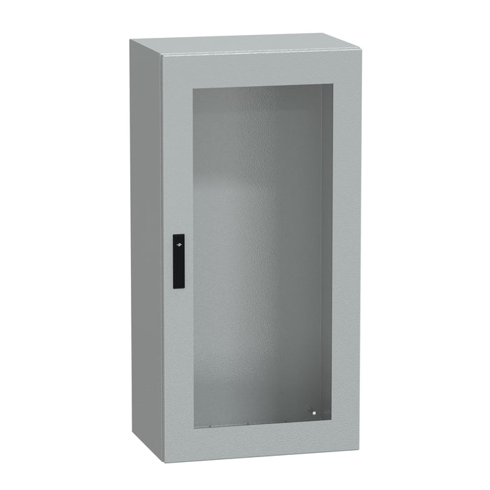 NSYCRNG126400T Spacial CRNG tspt door w/o mount.plate. H1200xW600xD400 IP66 IK08 RAL7035