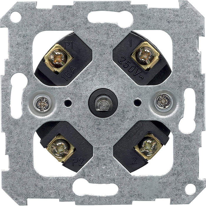 MTN538200 Timer, Merten inserts, mechanism with fixing frame, 2-pole 1-way, electromechanical, 16A, IP20,