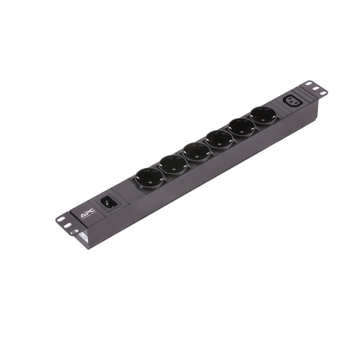EPDU1010B-SCH Easy Rack PDU, Basic, 1U, 1 Phase, 2.3kW, 230V, 10A, 6 SCHUKO and 1 C13 outlets, IEC60320 C14 inlet