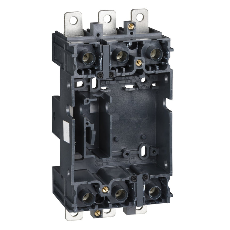 LV429266 plug in base, ComPact NSX100/160/250, front/rear connected, 3 poles - Gabby Electric