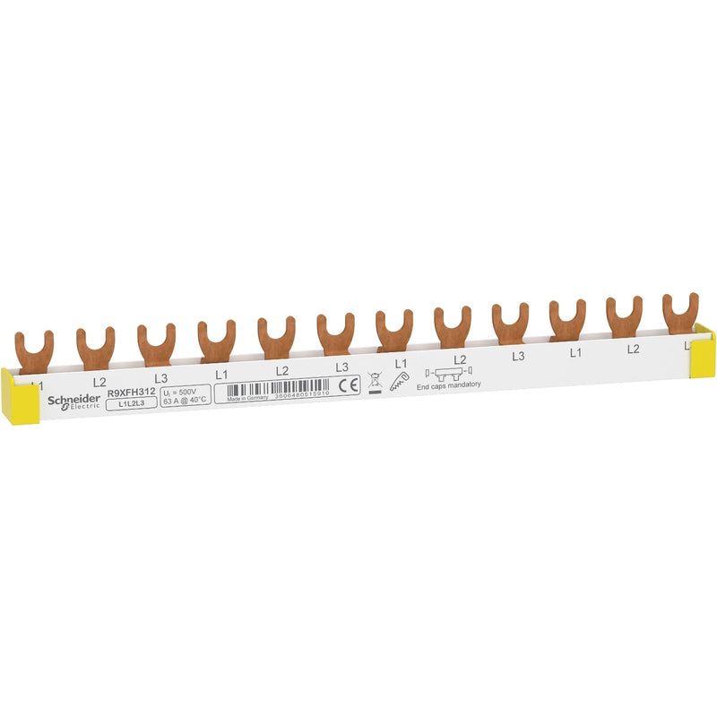 R9XFH312 Resi9 - comb busbar - 3L - 18 mm pitch - 12 modules - 63 A - Gabby Electric