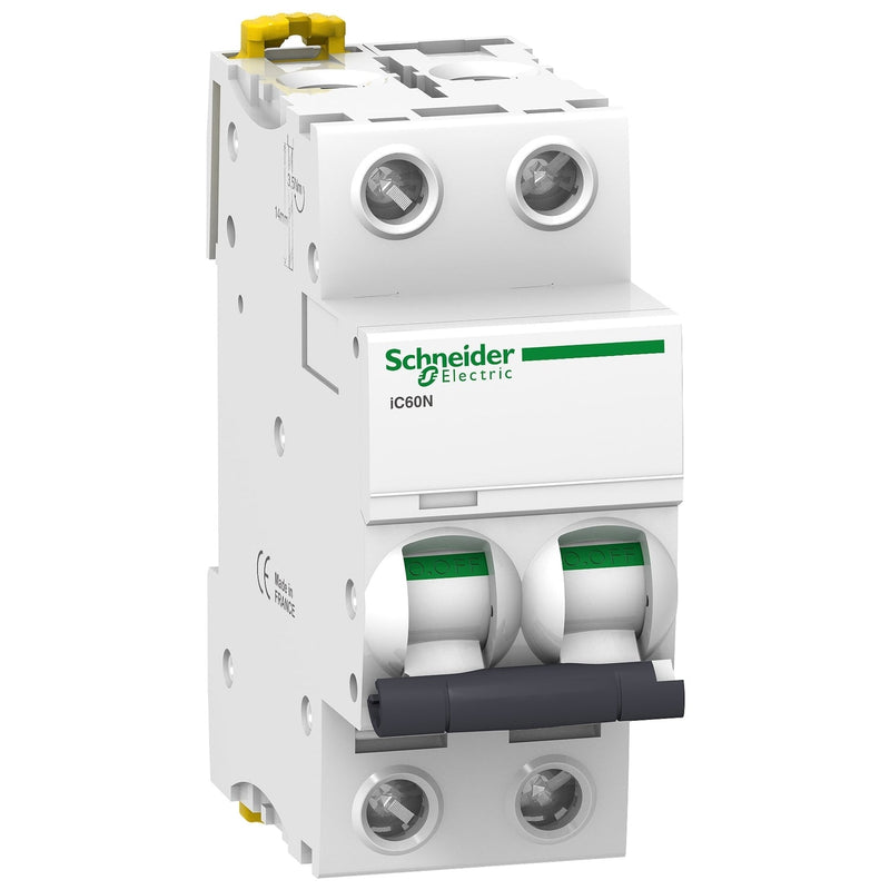 Schneider Electric A9F74232 - 32A 2 - Pole Miniature Circuit Breaker (MCB), 400V, Type C Curve